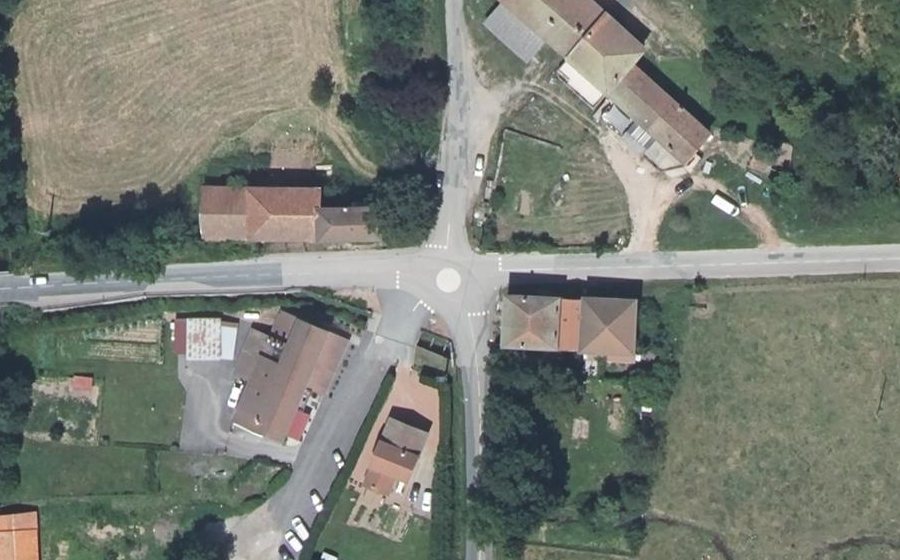 Vue aérienne du Mini-giratoire n°1374737454