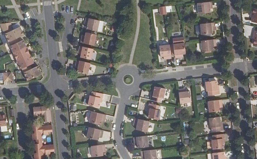Vue aérienne du Mini-giratoire n°1378069722
