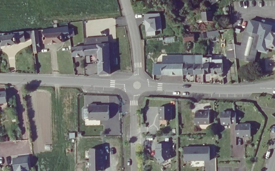 Vue aérienne du Mini-giratoire n°1378920786
