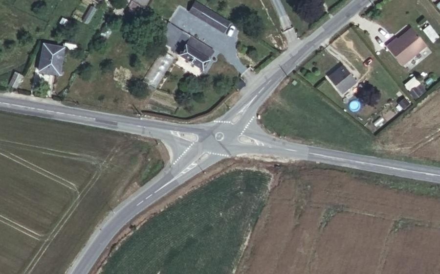 Vue aérienne du Mini-giratoire n°1380713742