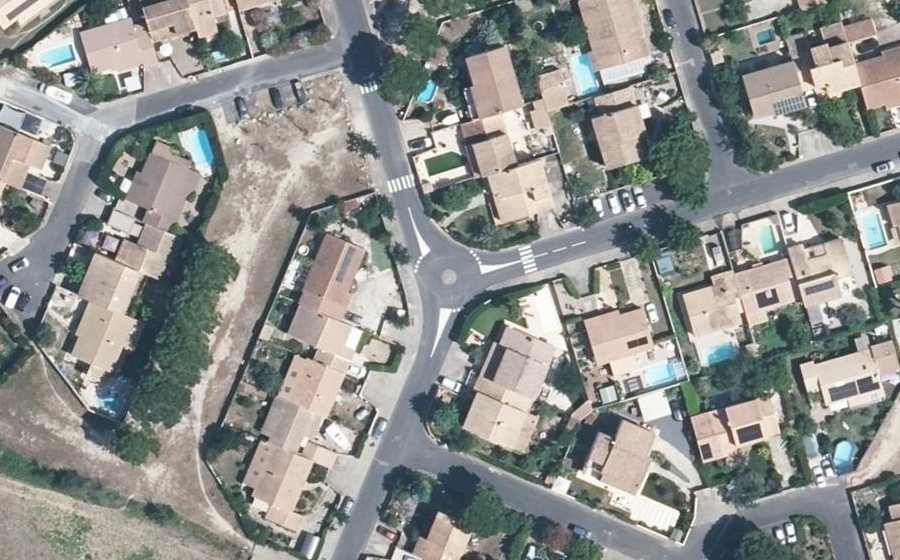 Vue aérienne du Mini-giratoire n°1383314802