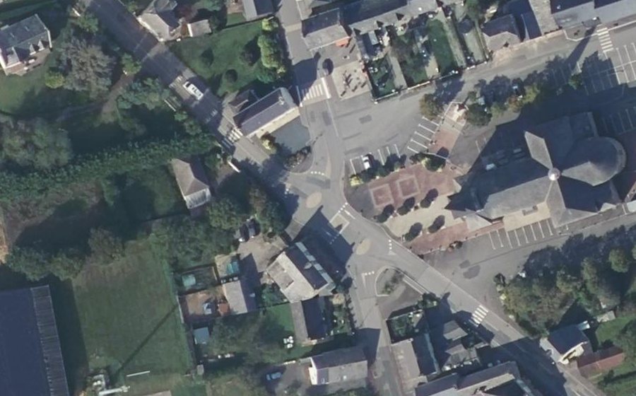 Vue aérienne du Mini-giratoire n°1385581341