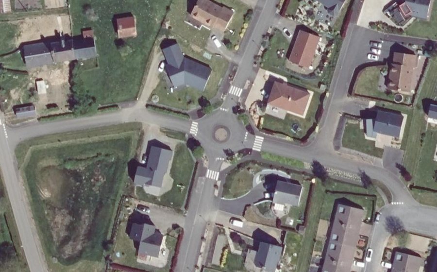 Vue aérienne du Mini-giratoire n°1387640478