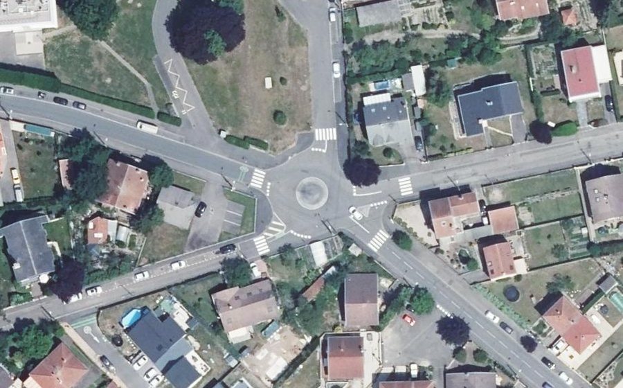 Vue aérienne du Mini-giratoire n°1388521598