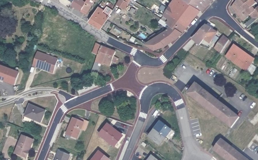 Vue aérienne du Mini-giratoire n°1388577692