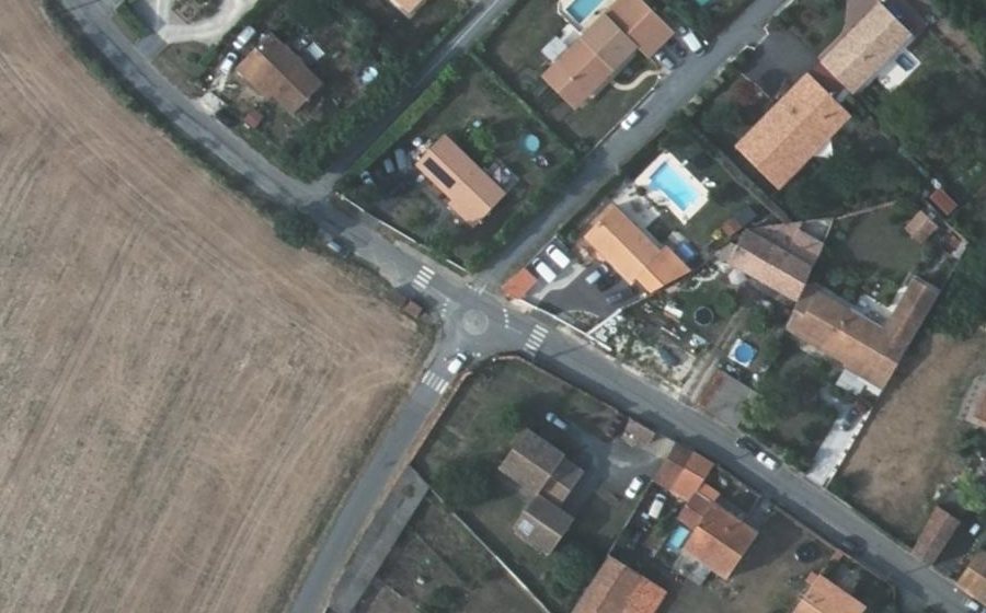 Vue aérienne du Mini-giratoire n°1392154821