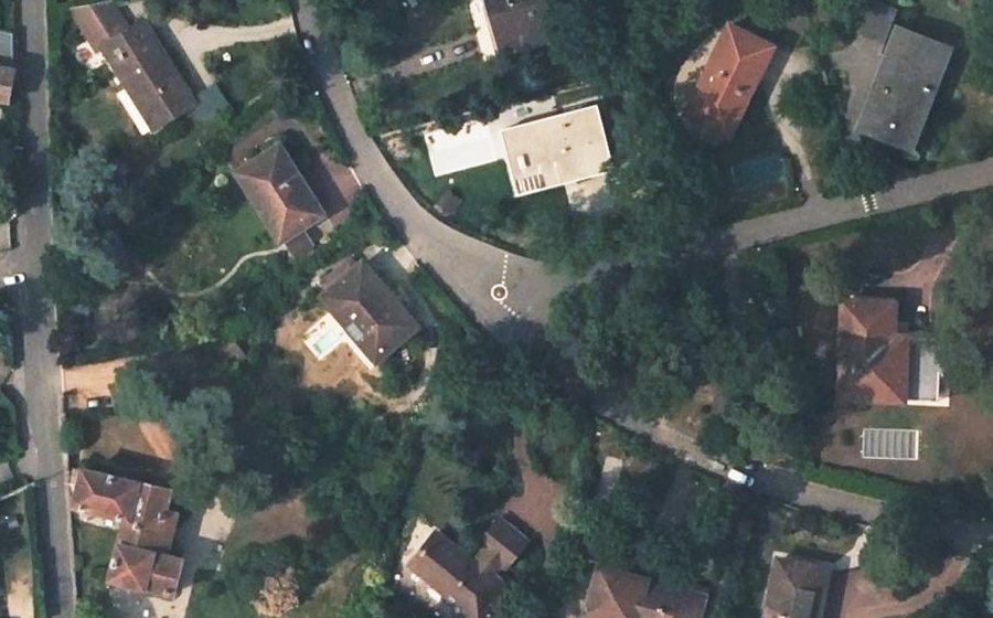 Vue aérienne du Mini-giratoire n°1392909113