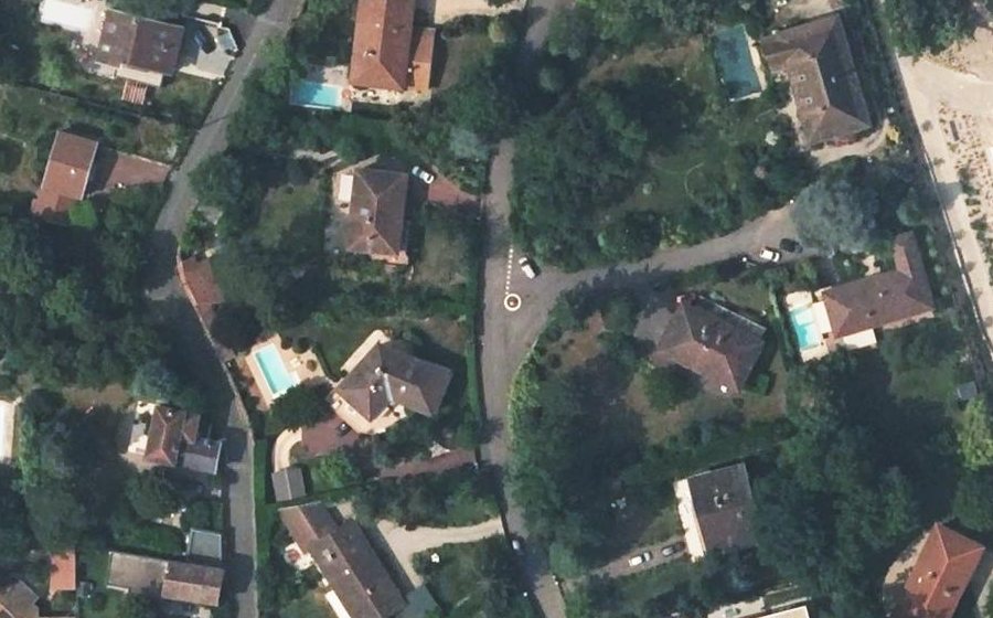 Vue aérienne du Mini-giratoire n°1392909141