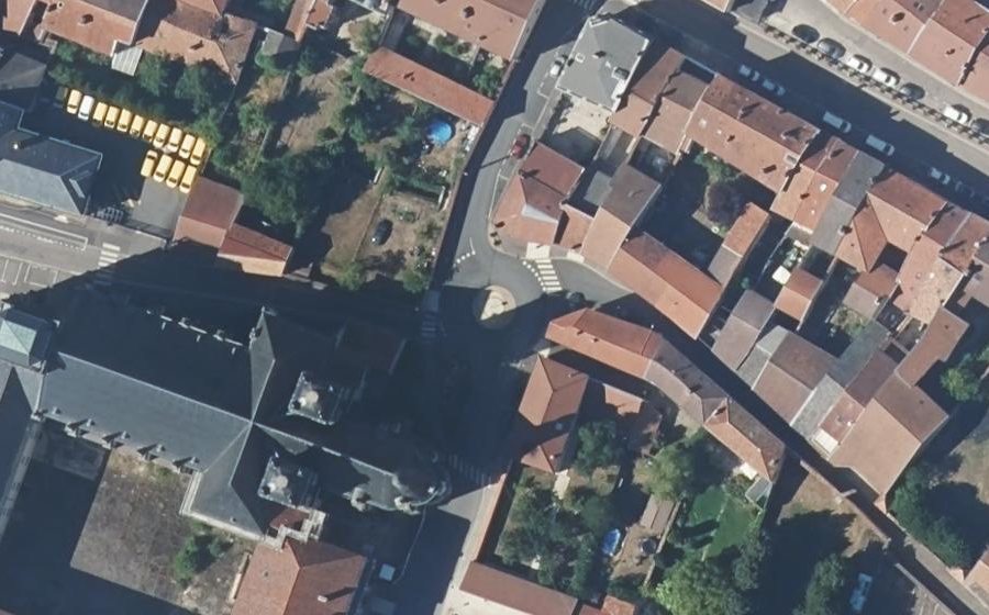 Vue aérienne du Mini-giratoire n°1393001716