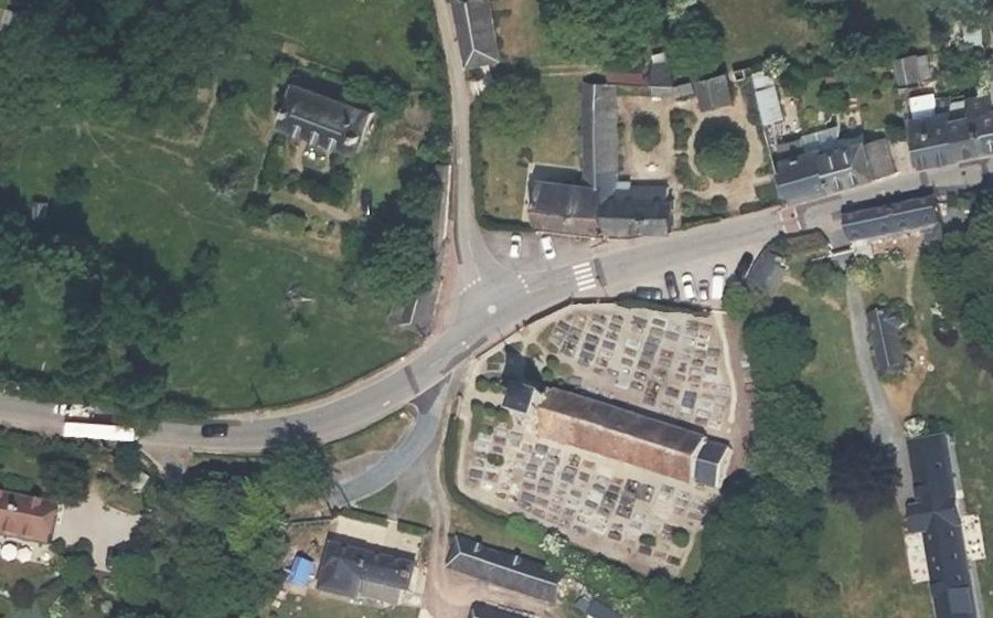 Vue aérienne du Mini-giratoire n°1393004488