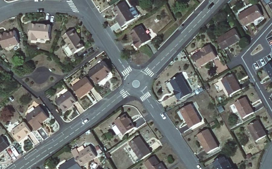 Vue aérienne du Mini-giratoire n°1395231544