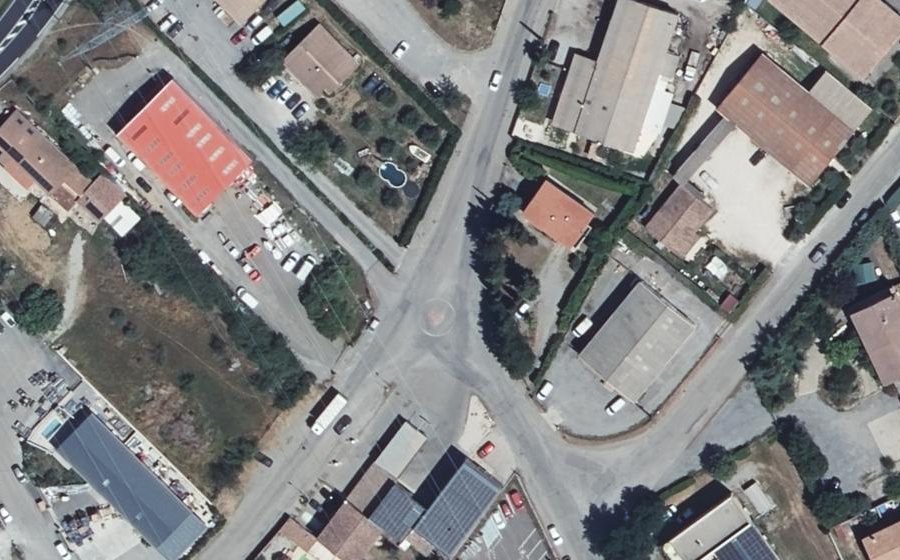 Vue aérienne du Mini-giratoire n°1396410501