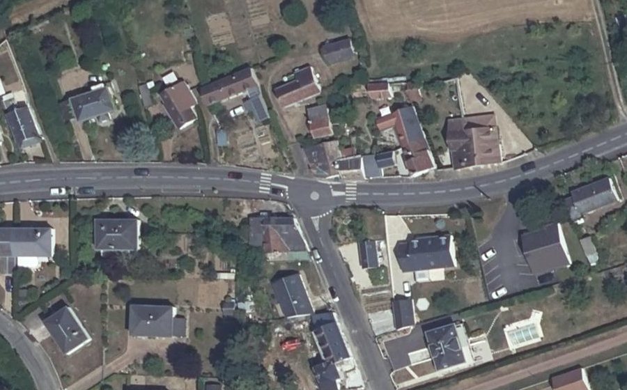 Vue aérienne du Mini-giratoire n°1397409168