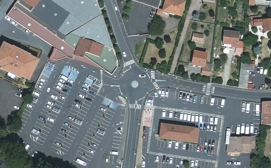 Vue aérienne du Mini-giratoire n°1397797304