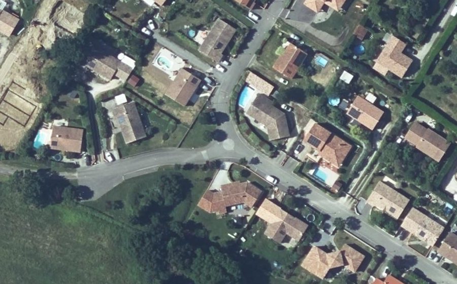 Vue aérienne du Mini-giratoire n°1398647773