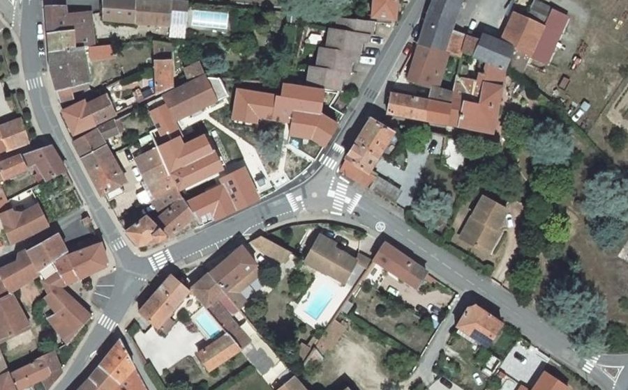 Vue aérienne du Mini-giratoire n°1399046083