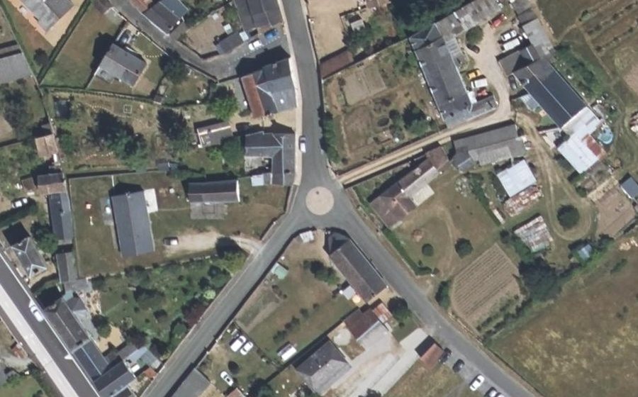Vue aérienne du Mini-giratoire n°1399528891
