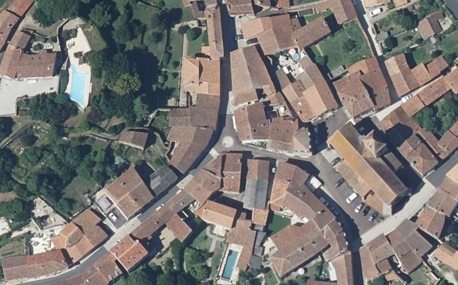 Vue aérienne du Mini-giratoire n°1403049526