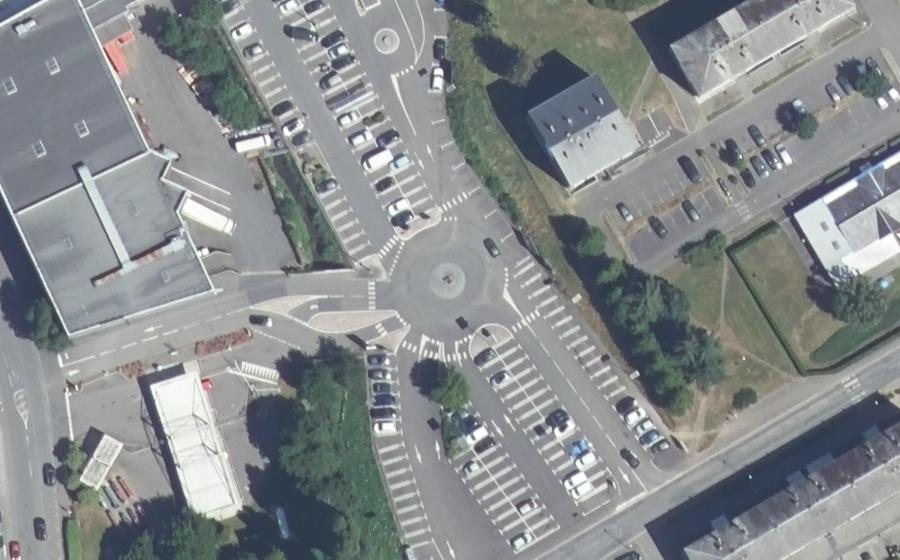 Vue aérienne du Mini-giratoire n°1414851745