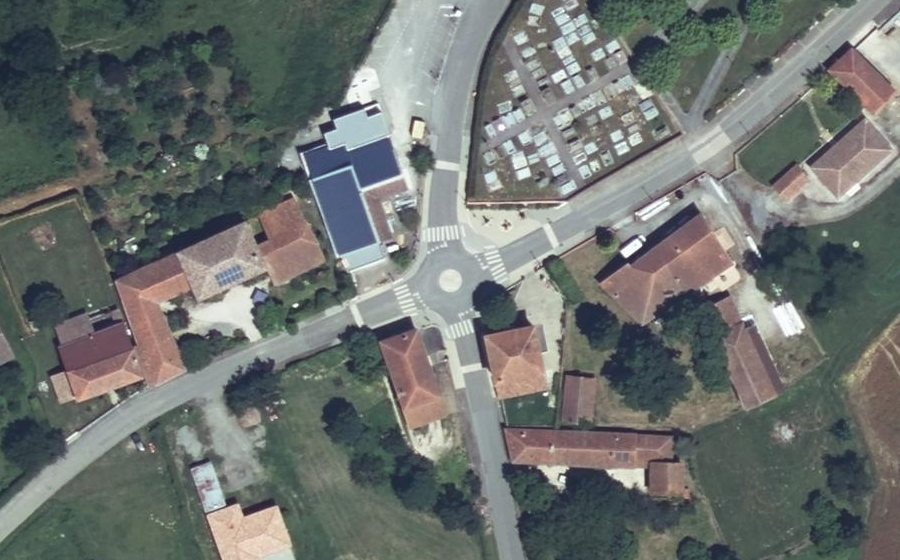 Vue aérienne du Mini-giratoire n°1416518712