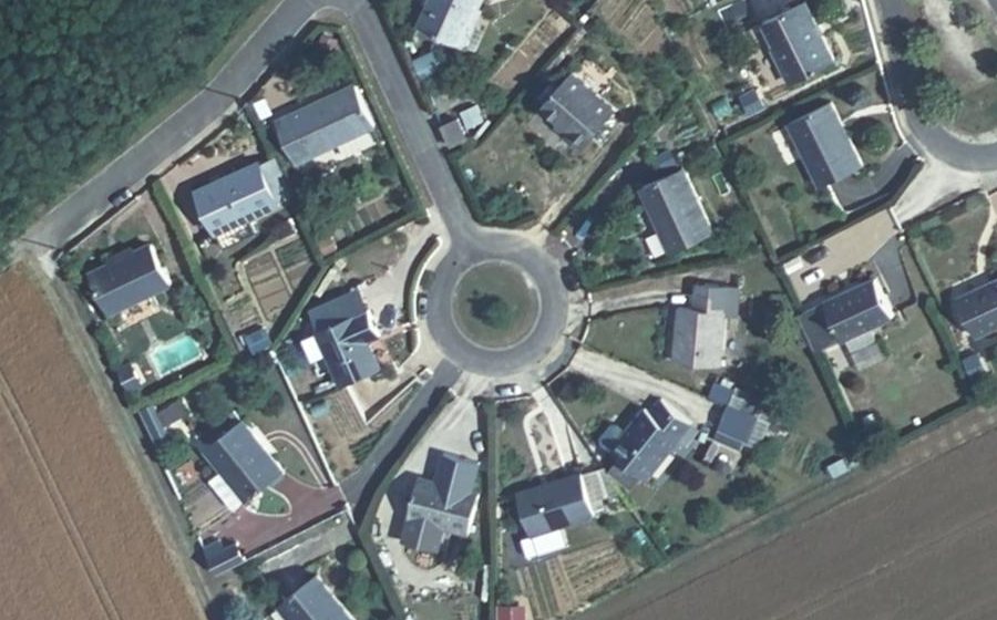Vue aérienne du Mini-giratoire n°1417052348