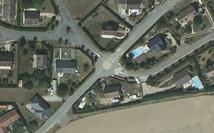 Vue aérienne du Mini-giratoire n°1417351589