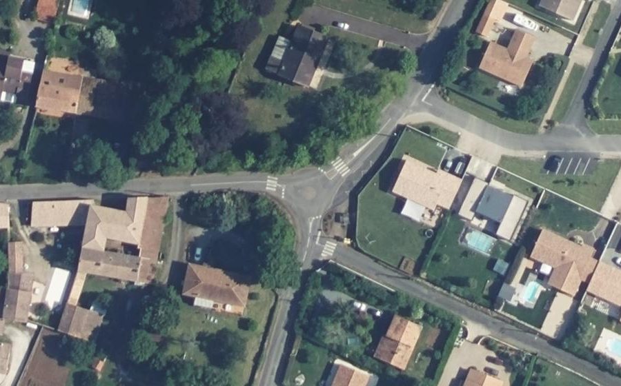 Vue aérienne du Mini-giratoire n°1417518686