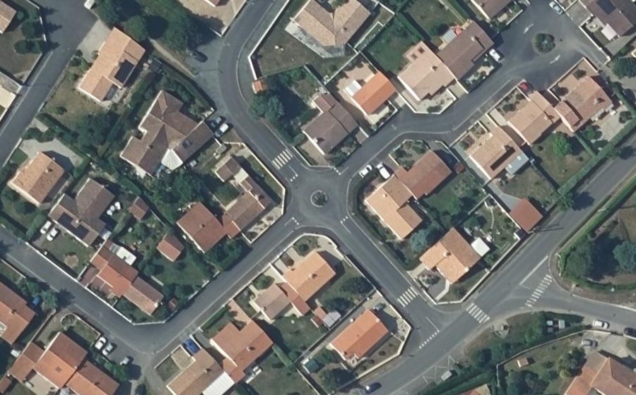 Vue aérienne du Mini-giratoire n°1418630608