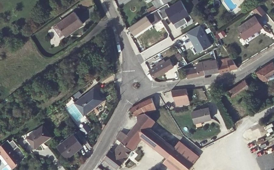 Vue aérienne du Mini-giratoire n°1420419654