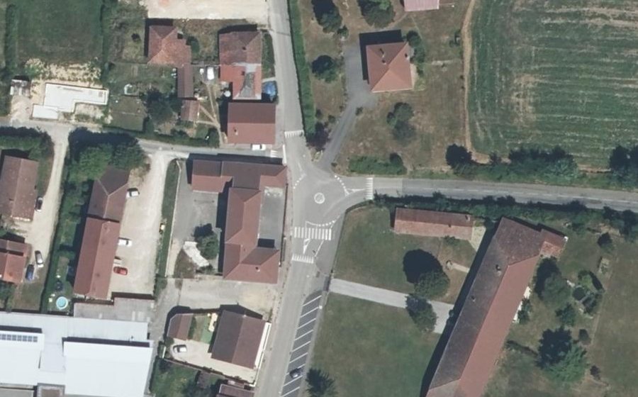 Vue aérienne du Mini-giratoire n°1420439419