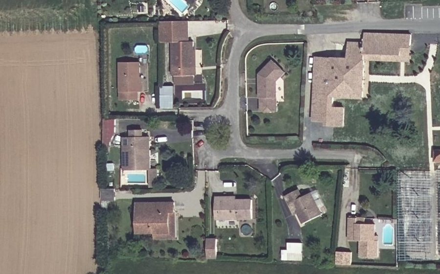 Vue aérienne du Mini-giratoire n°1420878447