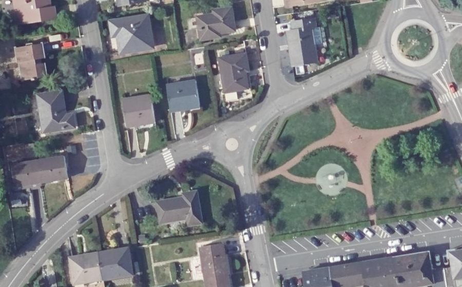 Vue aérienne du Mini-giratoire n°1421735527
