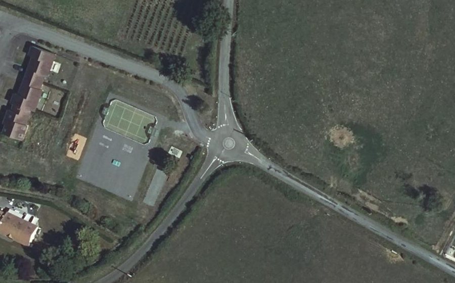 Vue aérienne du Mini-giratoire n°1423982943