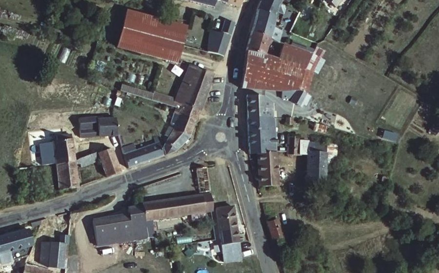 Vue aérienne du Mini-giratoire n°1423991514