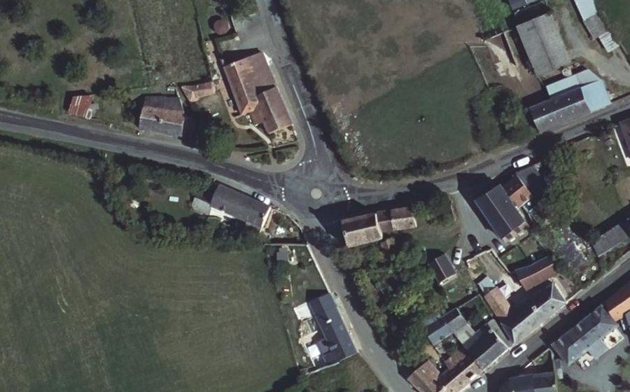 Vue aérienne du Mini-giratoire n°1424010245