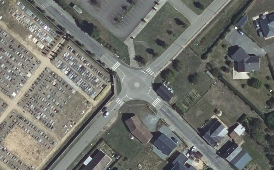 Vue aérienne du Mini-giratoire n°1424981978