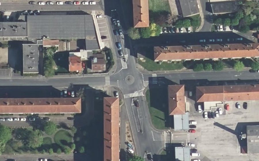 Vue aérienne du Mini-giratoire n°1425126446