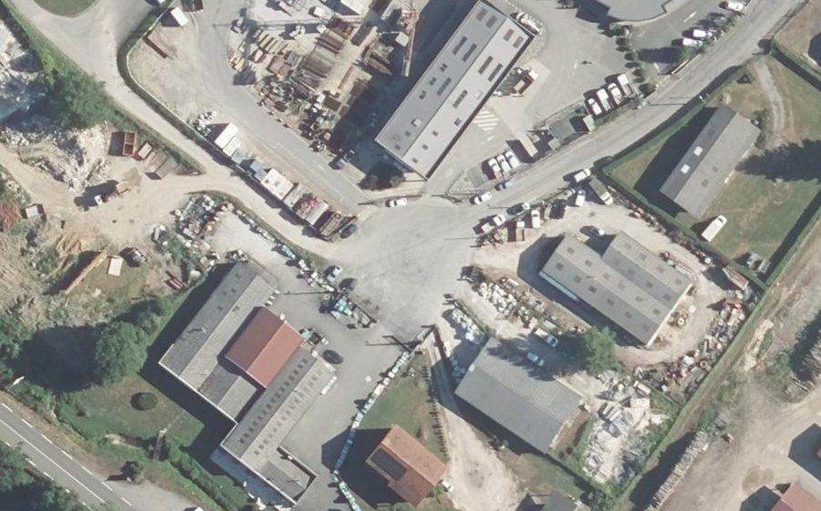 Vue aérienne du Mini-giratoire n°1426097001