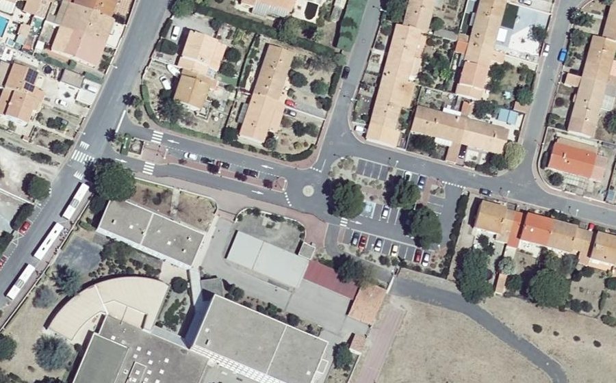 Vue aérienne du Mini-giratoire n°1427018141