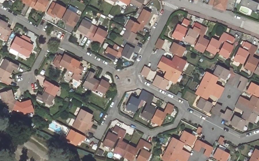 Vue aérienne du Mini-giratoire n°1431804476