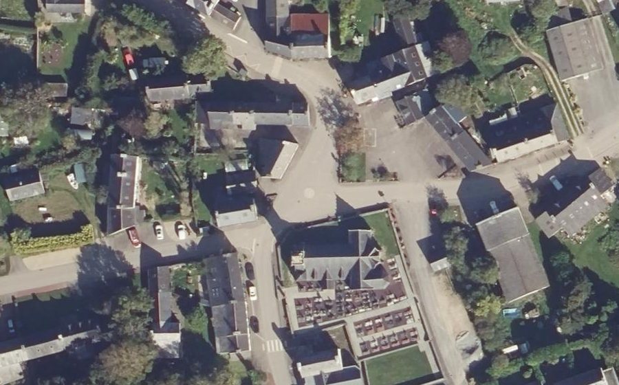 Vue aérienne du Mini-giratoire n°1432129010