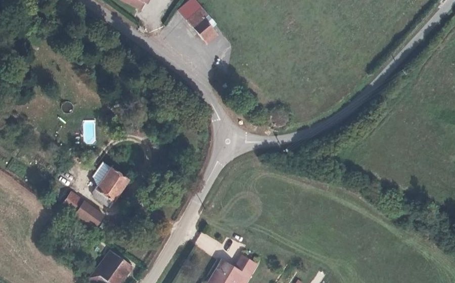 Vue aérienne du Mini-giratoire n°1432211448