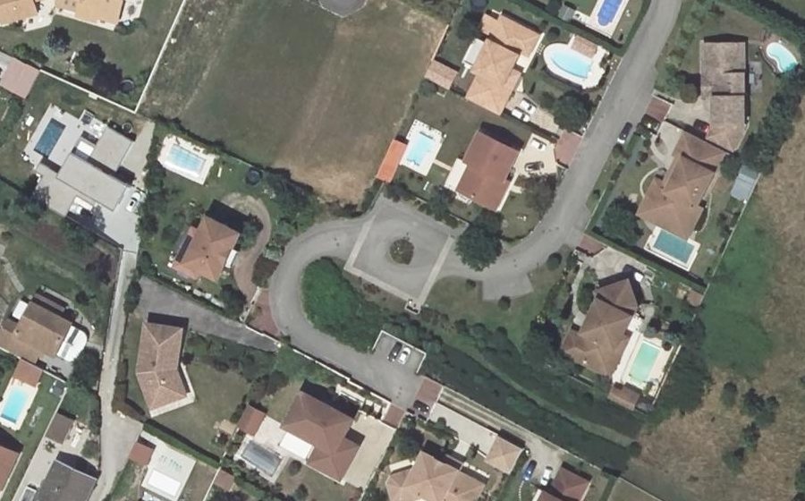 Vue aérienne du Mini-giratoire n°1432524223