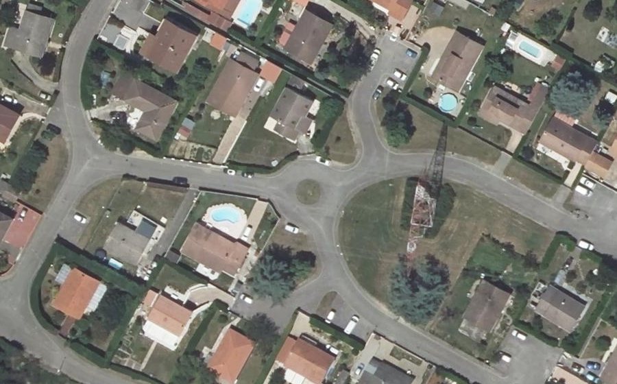 Vue aérienne du Mini-giratoire n°1432572148