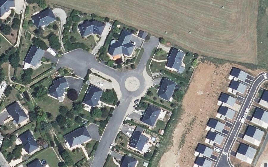 Vue aérienne du Mini-giratoire n°1432642177