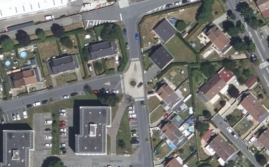 Vue aérienne du Mini-giratoire n°1433008488