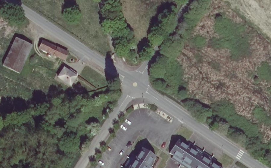 Vue aérienne du Mini-giratoire n°1433612943