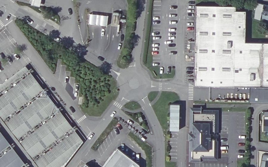 Vue aérienne du Mini-giratoire n°1435647807