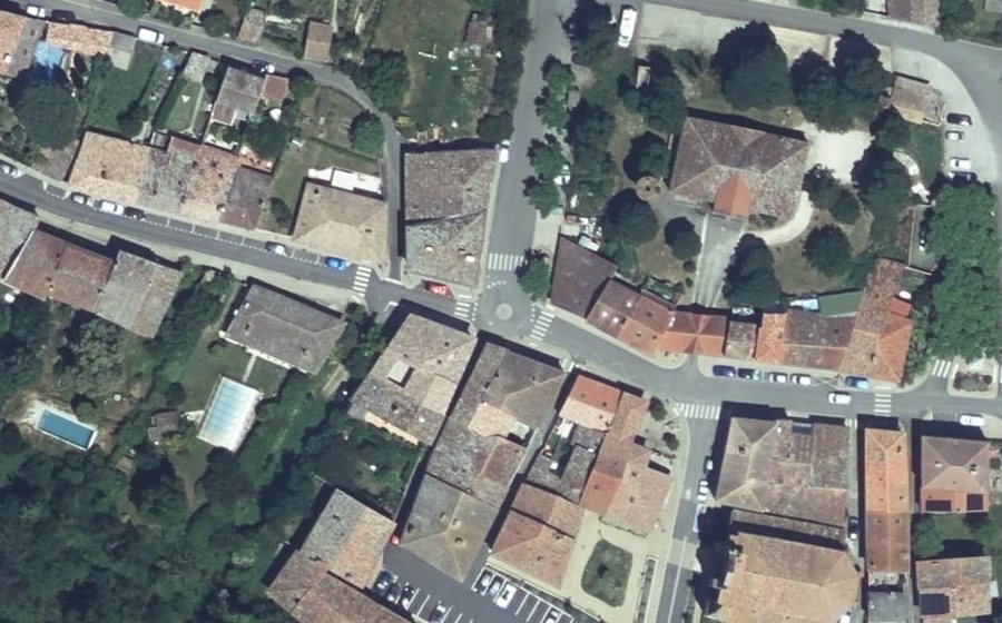 Vue aérienne du Mini-giratoire n°1437101814