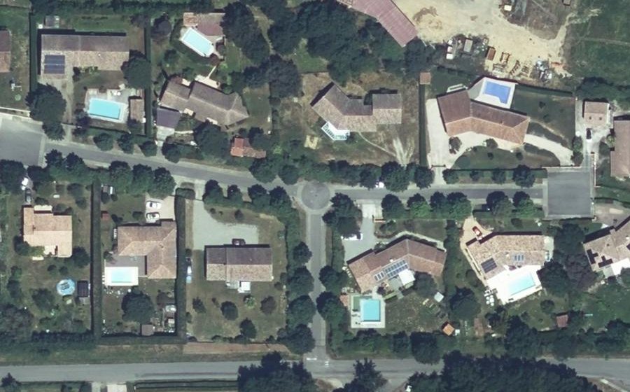 Vue aérienne du Mini-giratoire n°1437510514